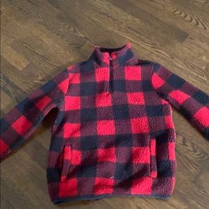 Boys fleece quarter zip